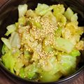 ぶらんちレシピ's cooksnap of when they made 味見で半分なくなるキャベツの胡麻和え.
