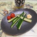 みかかめ's cooksnap of when they made きゅうりを三角に切る.