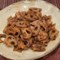 あーこ姐's cooksnap of when they made 蓮根と豚肉の甘辛煮(^^)♪.