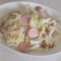 きらり流れ星's cooksnap of when they made 白菜とおさかなソーセージの炒め物.