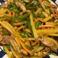 うたゆず's cooksnap of when they made じゃが芋ピーマン豚肉のじゃがロースー.