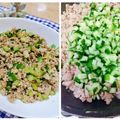 みっちゃん❇️68's cooksnap of when they made レシピ本掲載★きゅうりと豚ひき肉のそぼろ.