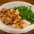 さすらい's cooksnap of when they made 鶏肉豚肉豆腐厚揚げに！万能よだれ鶏のたれ.