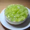 ☆まりもキッチン☆'s cooksnap of when they made シャインマスカットのレアチーズケーキ.