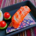❤️かわだん❤️'s cooksnap of when they made カニカマ＆チーズ ★回転寿司のマグロ風？.