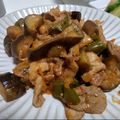 fu♪♪'s cooksnap of when they made ✱茄子と豚肉のキムチ炒め✱(豚キムチ茄子.