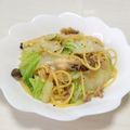 ぱふ♪'s cooksnap of when they made 白菜とツナの和風パスタ.