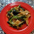 tikariri's cooksnap of when they made 小松菜と豚こま肉のピリ辛オイスター炒め.