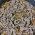 リューム's cooksnap of when they made ☺簡単♪味噌味のすき焼き☆みそすき丼☺.