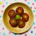 チェックのミニくま's cooksnap of when they made ぶどうで可愛いお花❁⃘*.ﾟ.