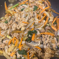 kaorin☆fj's cooksnap of when they made 簡単！豚肉とほうれん草の甘辛炒め.