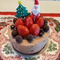 こぶたぬきつねうどん's cooksnap of when they made チョコレートクリームデコレーションケーキ.