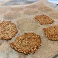 よいしょちゃん's cooksnap of when they made 卵白１コ余ったら・・・ごまのチュイール♪.