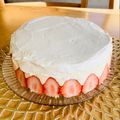 ボブナナ's cooksnap of when they made いちごのケーキ・フレジェ.