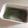 ☽月光's cooksnap of when they made ワラビのアク抜き　おひたし.