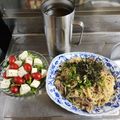 ebipeco's cooksnap of when they made ツナとしめじの和風スパゲティー♪.