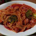 きつねほし★'s cooksnap of when they made フライパン一つ！トマトジュースパスタ.
