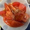 とらこ's cooksnap of when they made ☆トマトの和風マリネ☆.