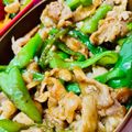 U☆kaoru's cooksnap of when they made ピーマン豚こま肉のオイスター丼.