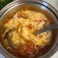 海mama☆'s cooksnap of when they made トマトとふわふわ卵の中華風スープ.