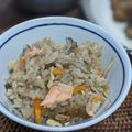 とみー＆ぱんちゃん's cooksnap of when they made 鮭としめじの炊き込みご飯〜バター醤油味〜.
