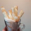 あーまみ's cooksnap of when they made 超簡単♪卵白１個で『シガレットクッキー』.