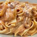 はろぐま's cooksnap of when they made ツナのトマトクリーム★フェットチーネで！.