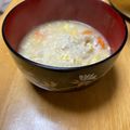 なっさん姫's cooksnap of when they made 鶏と玉子でこりゃ旨い♡親子雑炊.