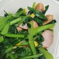 ぴょん☆12's cooksnap of when they made ♬簡単！小松菜とウインナーの炒め物♬.