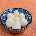 島子☆'s cooksnap of when they made つるんと剥ける！うずらの玉子のゆで方♪.