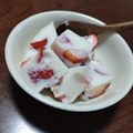 えりきゃんでぃ's cooksnap of when they made スプーン止まらない♫簡単デザート牛乳寒天.
