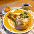 あっ君ママ♪'s cooksnap of when they made 丸ごと焼く♬バターナッツかぼちゃグラタン.