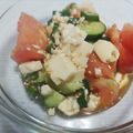 太陽の女神's cooksnap of when they made ＊トマトときゅうりと豆腐のサラダ＊.