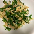 ♡まーちゃん♬'s cooksnap of when they made にらとくるま麩の卵とじ.