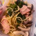 ⭐️'s cooksnap of when they made ほうれん草とベーコンの和風パスタ.