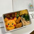 クック甘党。's cooksnap of when they made ピカチュウ&モンスターボールの キャラ弁.