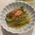 *けいこっこ*'s cooksnap of when they made シャキシャキ☆ロメインレタスのおひたし.