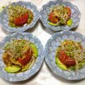 うたかた。's cooksnap of when they made ごまたっぷり✿トマトとアボカドのナムル.