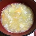 deko262007's cooksnap of when they made キャベツと卵の中華スープ.
