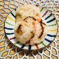 ボブナナ's cooksnap of when they made 塩昆布と鮭のおにぎり.