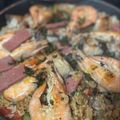 saki1010's cooksnap of when they made おうちパエリア＠フライパン26㎝.