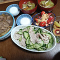 よちりん's cooksnap of when they made 夏の副菜♪豚と胡瓜の酢の物.