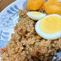 穏やかな気分's cooksnap of when they made 岡山名物！えびめし.