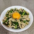 おもっちー's cooksnap of when they made 激ウマ！ニラとパクチーの豚ひき肉そぼろ♬.