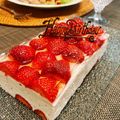 ちぷ’キッチン's cooksnap of when they made ひなまつり✿簡単✿いちごのムースケーキ.