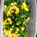 ぽこなす's cooksnap of when they made ほうれん草コーンバター炒め☆.