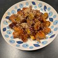 ٩(^‿^)۶'s cooksnap of when they made ご飯もお酒も進むよ～❤鶏肉とさつま芋炒め.