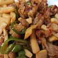 やっちん☆'s cooksnap of when they made 簡単ピリ辛！豚こま青椒肉絲風炒め.