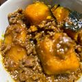 くみパン's cooksnap of when they made お鍋ひとつで☆かぼちゃのひき肉あんかけ.
