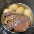 ぽあちゃん☆'s cooksnap of when they made 炊飯器で豚チャーシュー.